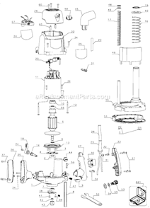 Part Location Diagram of 606290-00 DeWALT Ball Bearing